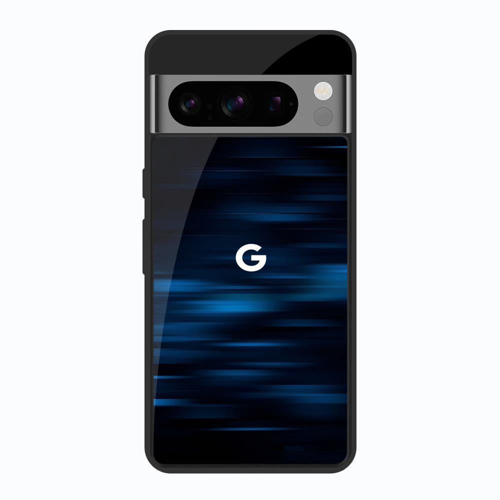 Blue Rough Abstract Google Pixel 8 Pro Glass Back Cover Online