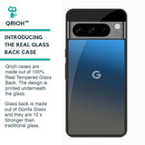 Blue Grey Ombre Glass Case for Google Pixel 8 Pro