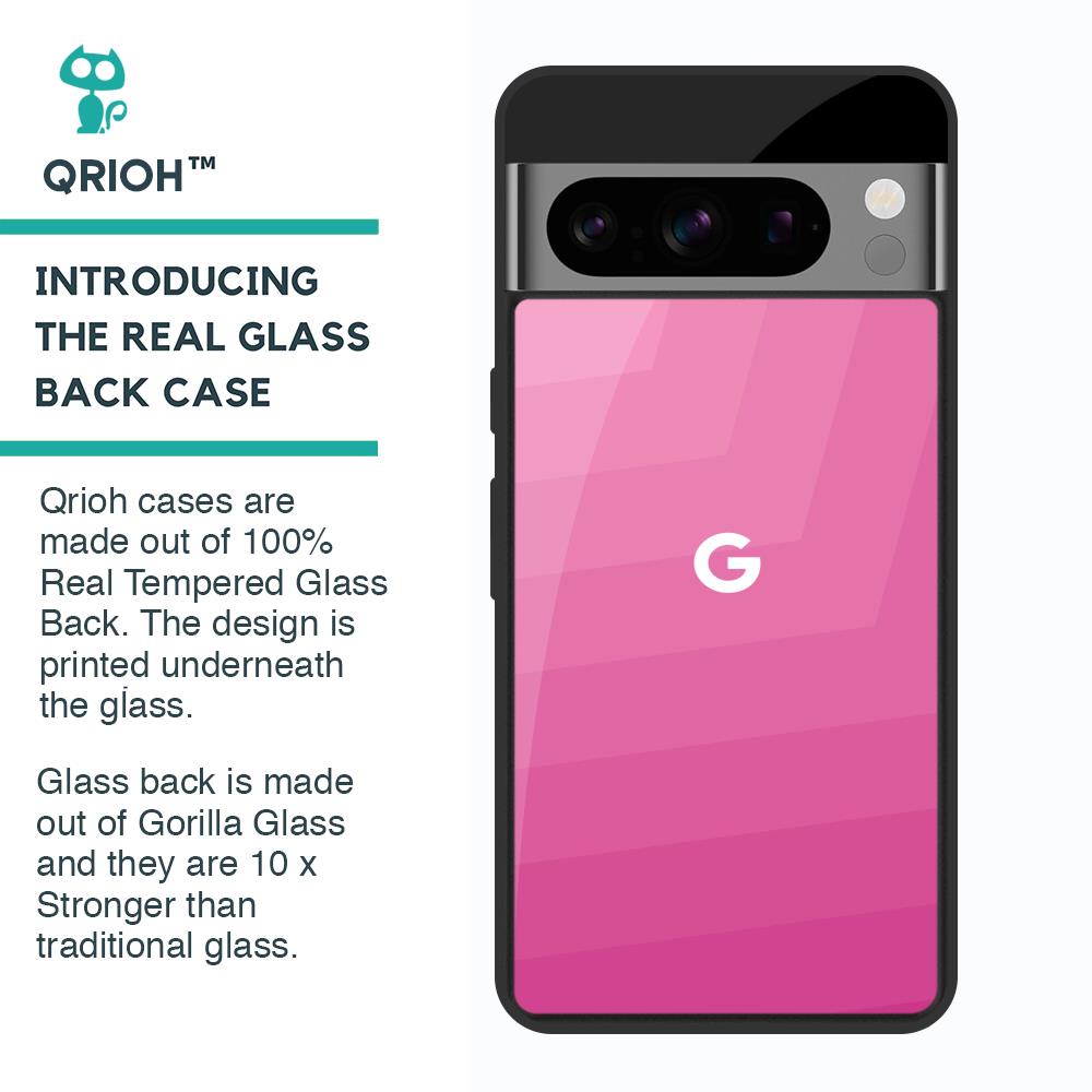 Pink Ribbon Caddy Glass Case for Google Pixel 8 Pro