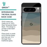 Abstract Mountain Pattern Glass Case for Google Pixel 8 Pro