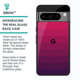 Wavy Pink Pattern Glass Case for Google Pixel 8 Pro