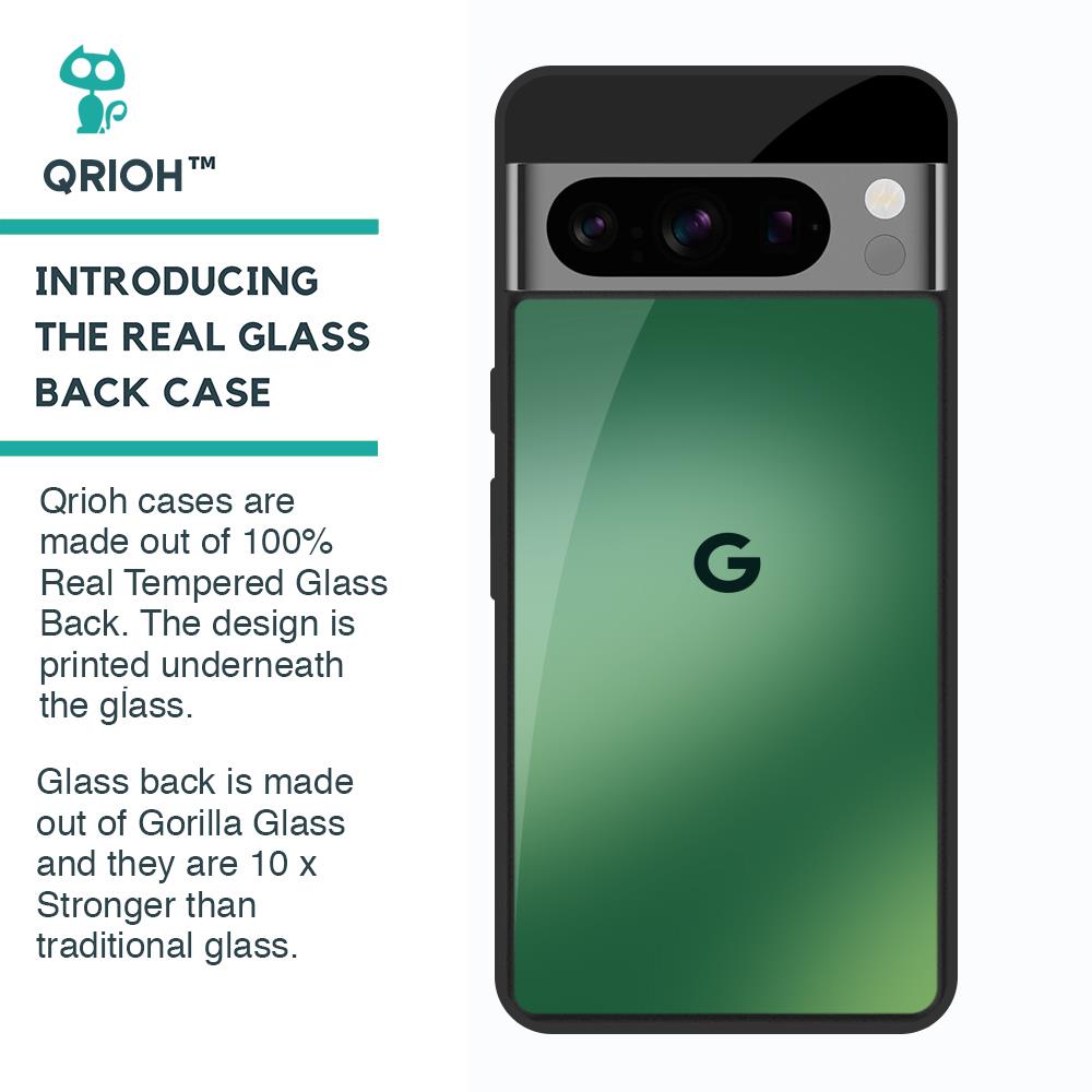 Green Grunge Texture Glass Case for Google Pixel 8 Pro