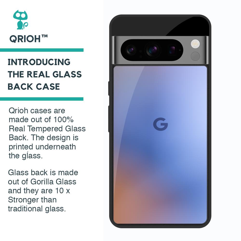 Blue Aura Glass Case for Google Pixel 8 Pro