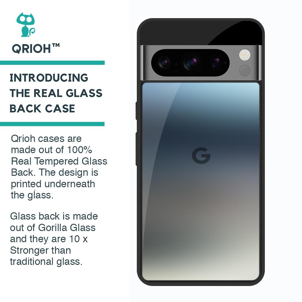 Tricolor Ombre Glass Case for Google Pixel 8 Pro