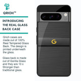 Grey Metallic Glass Case For Google Pixel 8 Pro