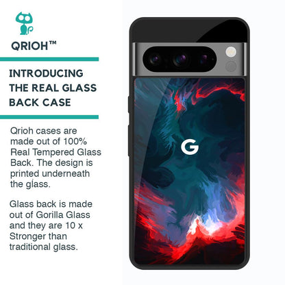 Brush Art Glass Case For Google Pixel 8 Pro