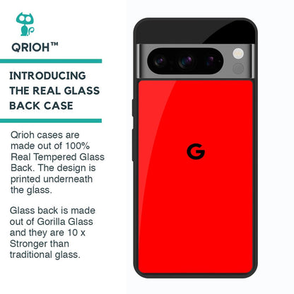 Blood Red Glass Case for Google Pixel 8 Pro