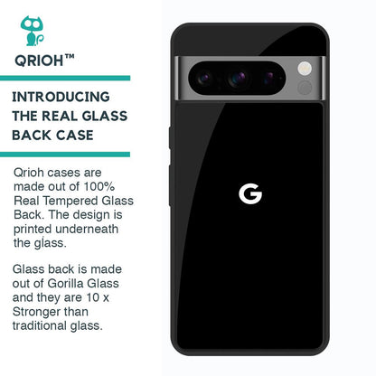 Jet Black Glass Case for Google Pixel 8 Pro