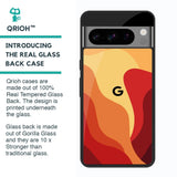 Magma Color Pattern Glass Case for Google Pixel 8 Pro