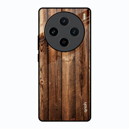 Timber Printed Vivo X100 5G Glass Back Cover Online