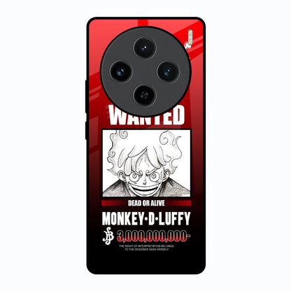 Luffy Wanted Vivo X100 5G Glass Back Cover Online