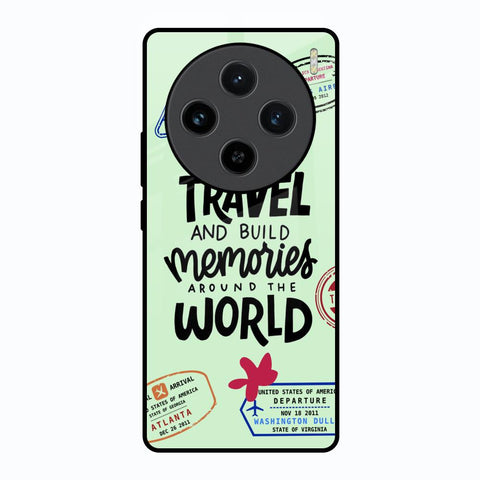 Travel Stamps Vivo X100 5G Glass Back Cover Online
