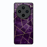 Geometric Purple Vivo X100 5G Glass Back Cover Online