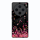 Heart Rain Fall Vivo X100 5G Glass Back Cover Online