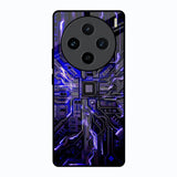 Techno Color Pattern Vivo X100 5G Glass Back Cover Online