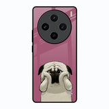 Funny Pug Face Vivo X100 5G Glass Back Cover Online