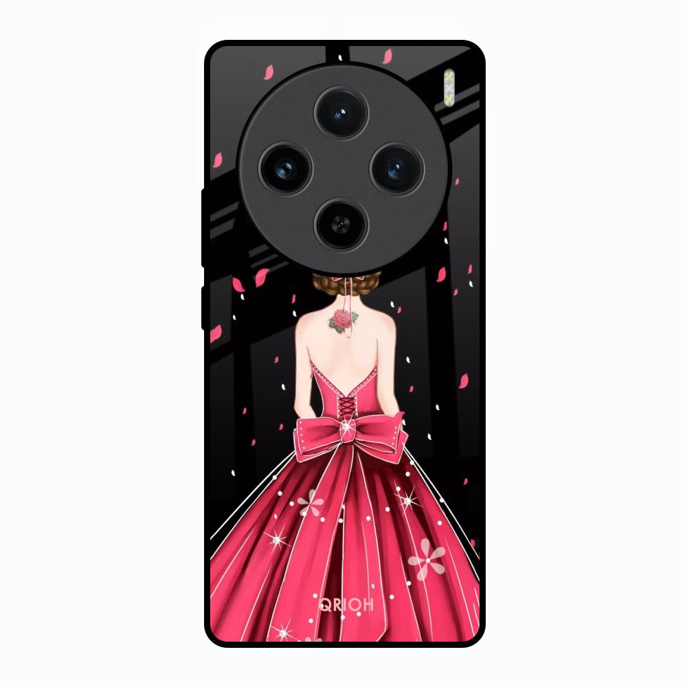 Fashion Princess Vivo X100 5G Glass Back Cover Online