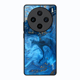 Gold Sprinkle Vivo X100 5G Glass Back Cover Online