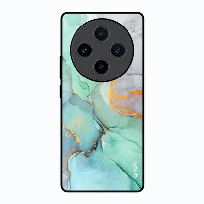 Green Marble Vivo X100 5G Glass Back Cover Online