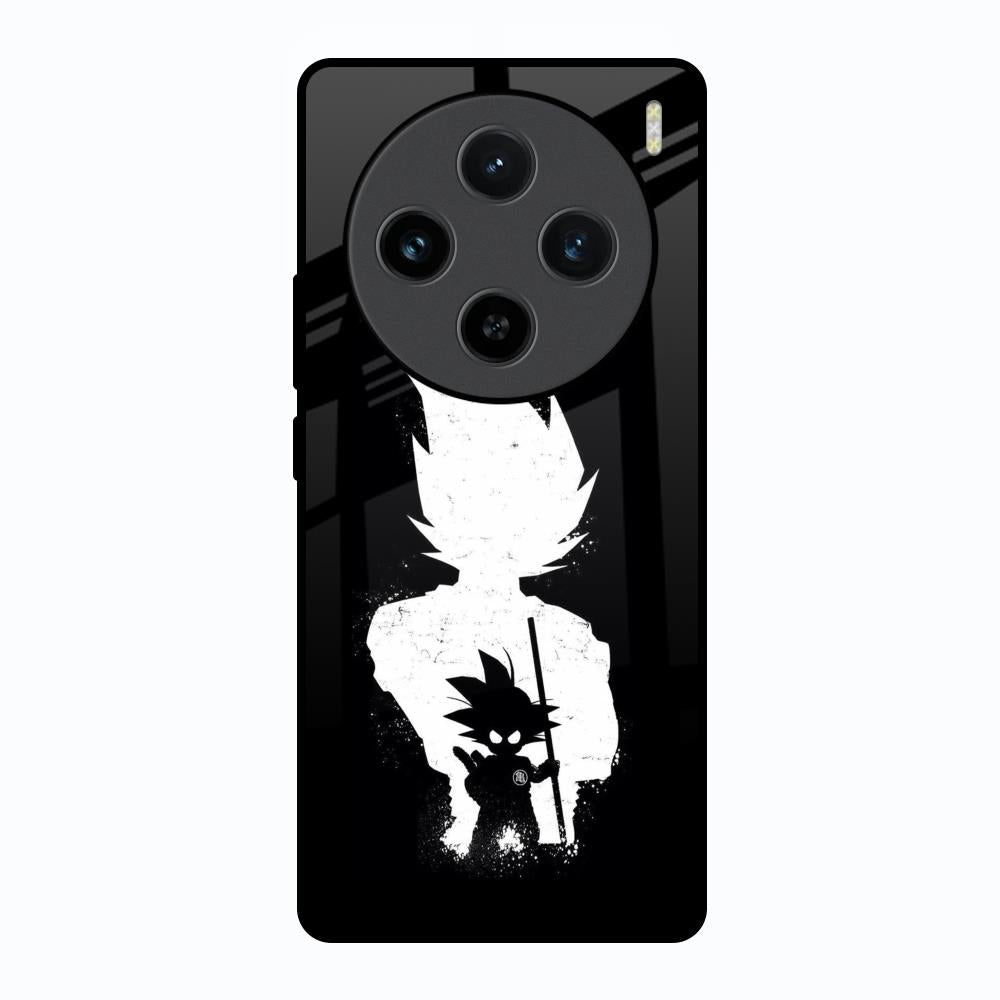Monochrome Goku Vivo X100 5G Glass Back Cover Online