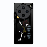 Luffy Line Art Vivo X100 5G Glass Back Cover Online