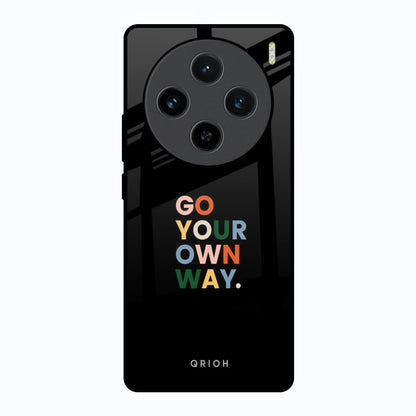Go Your Own Way Vivo X100 5G Glass Back Cover Online