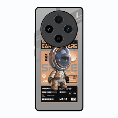 Space Ticket Vivo X100 5G Glass Back Cover Online