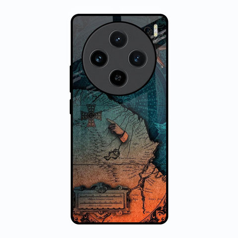 Geographical Map Vivo X100 5G Glass Back Cover Online