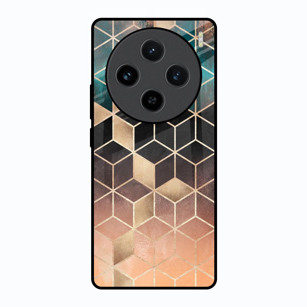 Bronze Texture Vivo X100 5G Glass Back Cover Online