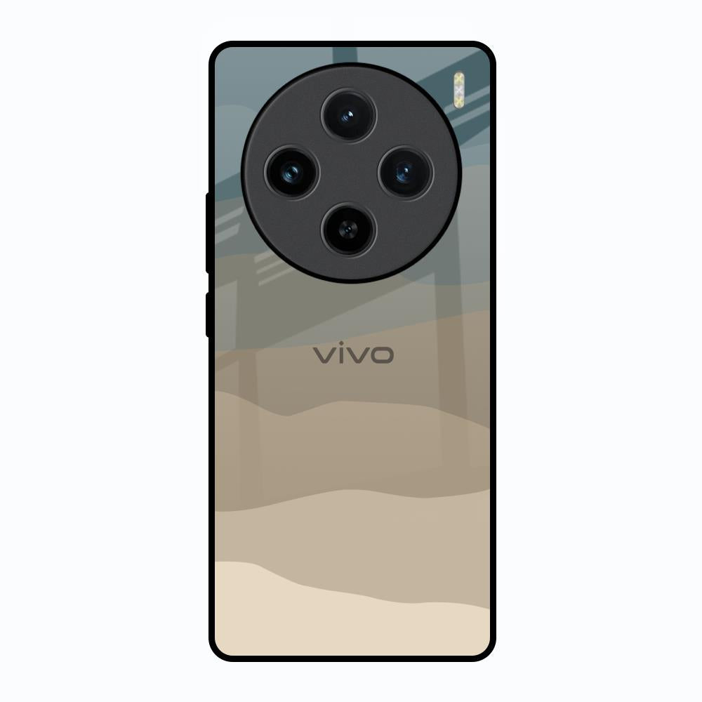 Abstract Mountain Pattern Vivo X100 5G Glass Back Cover Online