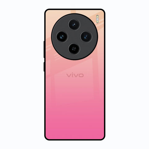 Pastel Pink Gradient Vivo X100 5G Glass Back Cover Online