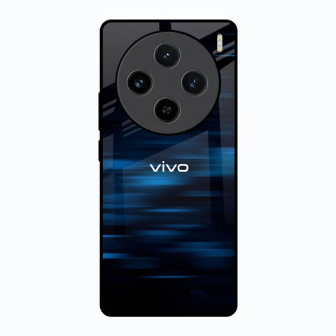Blue Rough Abstract Vivo X100 5G Glass Back Cover Online