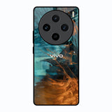 Golden Splash Vivo X100 5G Glass Back Cover Online