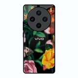 Flowers & Butterfly Vivo X100 5G Glass Back Cover Online