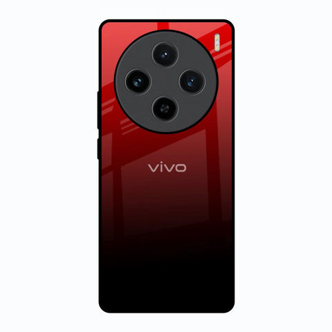 Maroon Faded Vivo X100 5G Glass Back Cover Online