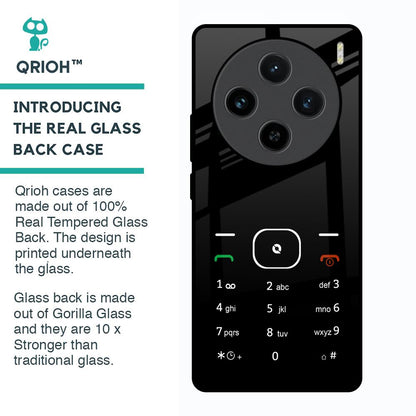 Classic Keypad Pattern Glass Case for Vivo X100 5G