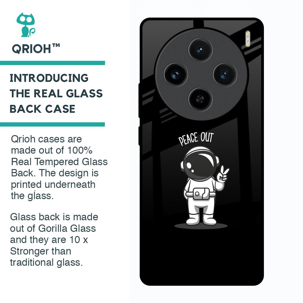 Peace Out Astro Glass Case for Vivo X100 5G
