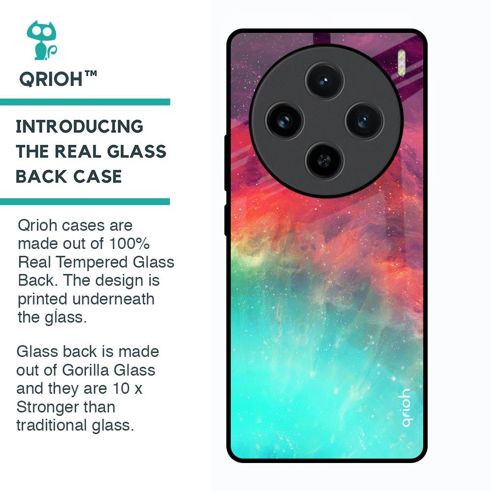 Colorful Aura Glass Case for Vivo X100 5G