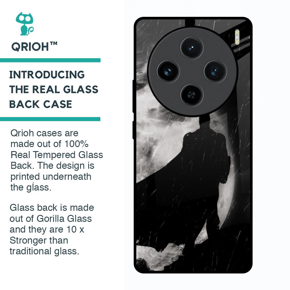 Dark Warrior Hero Glass Case for Vivo X100 5G