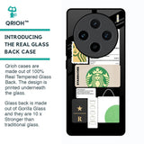 Coffee Latte Glass Case for Vivo X100 5G