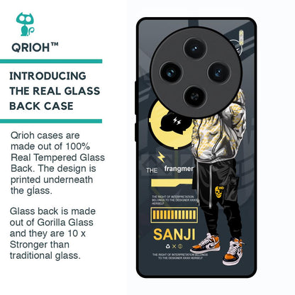 Cool Sanji Glass Case for Vivo X100 5G