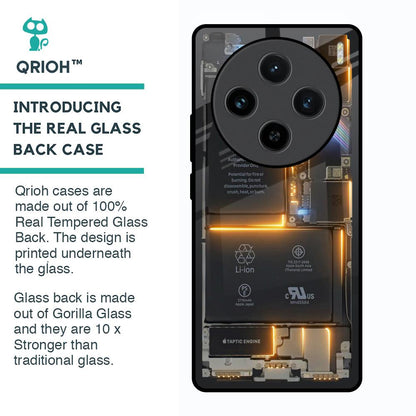 Glow Up Skeleton Glass Case for Vivo X100 5G
