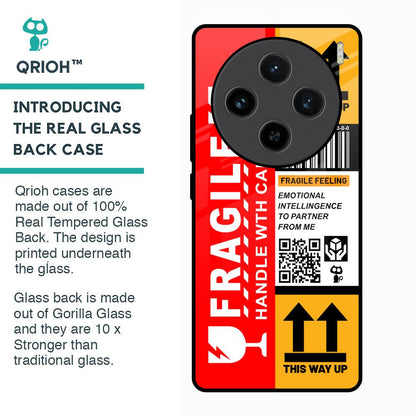 Handle With Care Glass Case for Vivo X100 5G