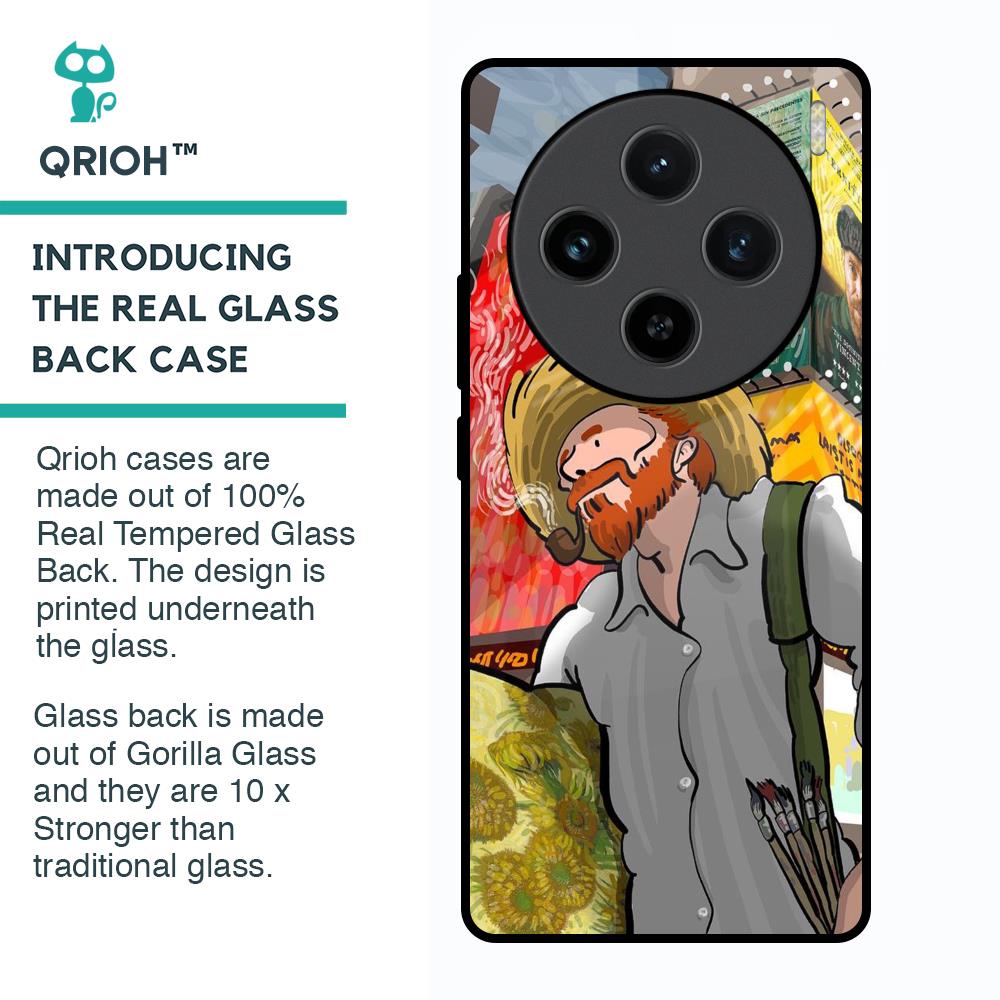 Loving Vincent Glass Case for Vivo X100 5G