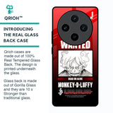 Luffy Wanted Glass Case for Vivo X100 5G