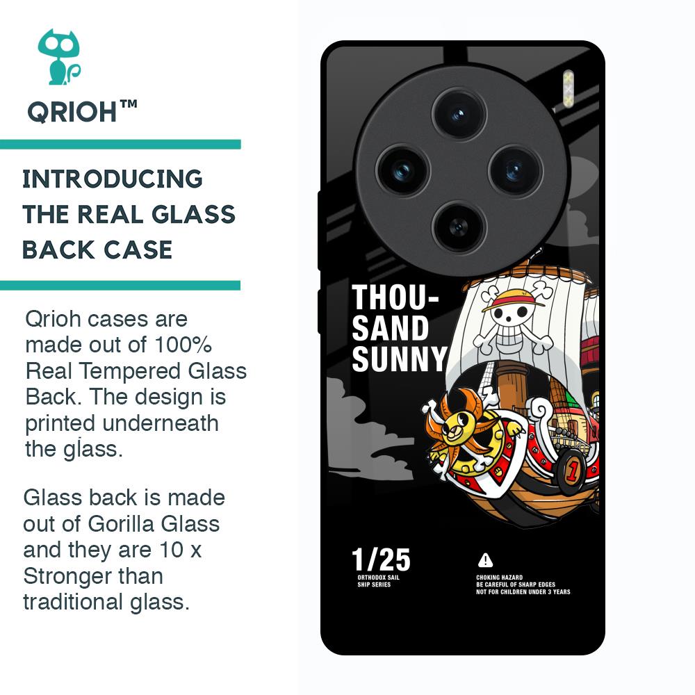 Thousand Sunny Glass Case for Vivo X100 5G