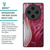 Crimson Ruby Glass Case for Vivo X100 5G