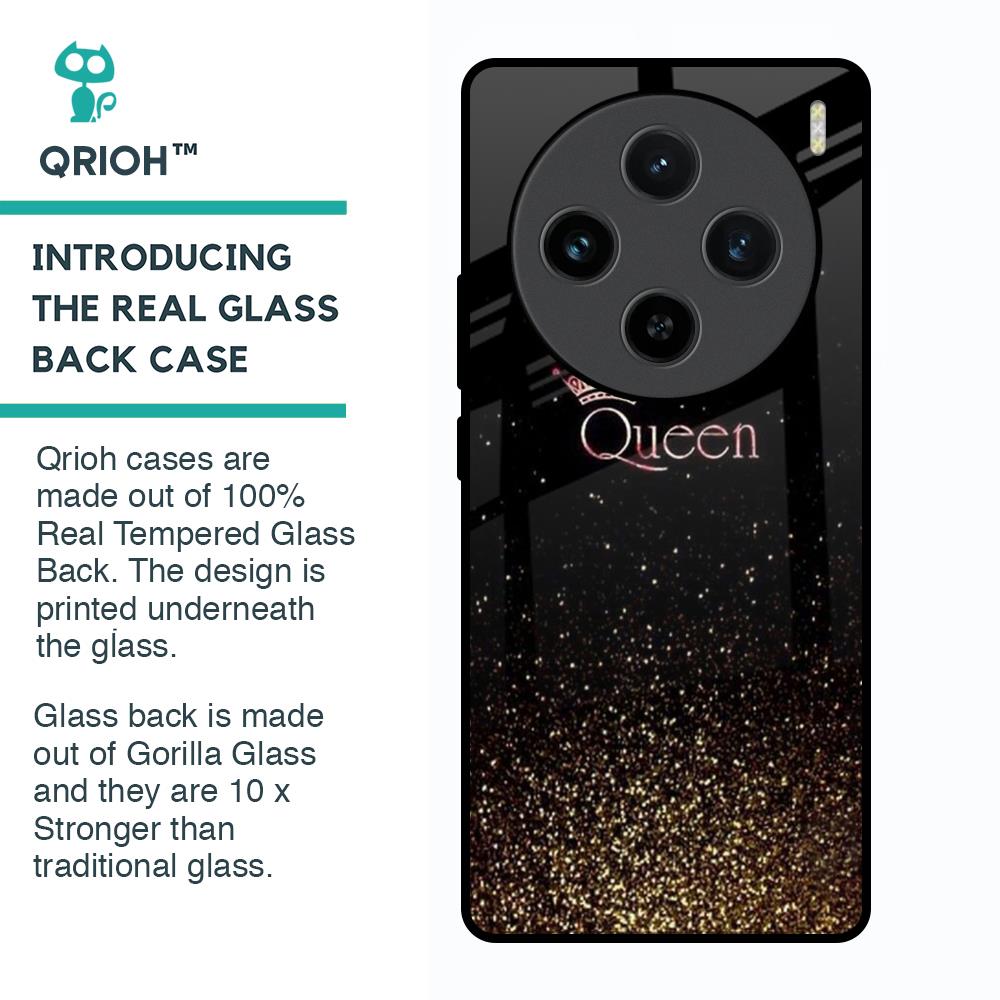 I Am The Queen Glass Case for Vivo X100 5G