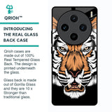 Angry Tiger Glass Case For Vivo X100 5G