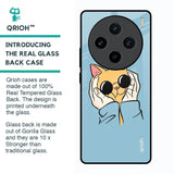 Adorable Cute Kitty Glass Case For Vivo X100 5G